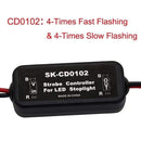 1Pcs GS-100A Brake Lights Strobe Controller LED Tail Light Controller Box with Fast and Slow Flash Warning Function JadeMoghul Inc.