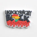 1PCS I Can Not Breathe Shoe Charms Soft PVC JIBZ For Croc Shoe Charm Black lives matter fist BGM BLM AExp