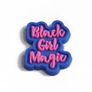 1PCS I Can Not Breathe Shoe Charms Soft PVC JIBZ For Croc Shoe Charm Black lives matter fist BGM BLM AExp