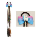 1PCS New Girls Elastic Hair Band Rubber Band Hair Accessories Wig Ponytail Headband Kids Twist Braid Rope Headdress Hair Braider AExp