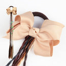 1PCS New Girls Elastic Hair Band Rubber Band Hair Accessories Wig Ponytail Headband Kids Twist Braid Rope Headdress Hair Braider AExp