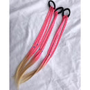 1PCS New Girls Elastic Hair Band Rubber Band Hair Accessories Wig Ponytail Headband Kids Twist Braid Rope Headdress Hair Braider AExp