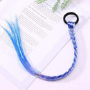 1PCS New Girls Elastic Hair Band Rubber Band Hair Accessories Wig Ponytail Headband Kids Twist Braid Rope Headdress Hair Braider AExp