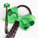 1PCS New Girls Elastic Hair Band Rubber Band Hair Accessories Wig Ponytail Headband Kids Twist Braid Rope Headdress Hair Braider AExp