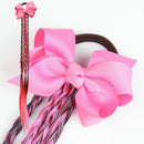 1PCS New Girls Elastic Hair Band Rubber Band Hair Accessories Wig Ponytail Headband Kids Twist Braid Rope Headdress Hair Braider AExp