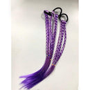 1PCS New Girls Elastic Hair Band Rubber Band Hair Accessories Wig Ponytail Headband Kids Twist Braid Rope Headdress Hair Braider AExp