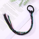 1PCS New Girls Elastic Hair Band Rubber Band Hair Accessories Wig Ponytail Headband Kids Twist Braid Rope Headdress Hair Braider AExp