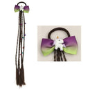 1PCS New Girls Elastic Hair Band Rubber Band Hair Accessories Wig Ponytail Headband Kids Twist Braid Rope Headdress Hair Braider AExp