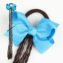 1PCS New Girls Elastic Hair Band Rubber Band Hair Accessories Wig Ponytail Headband Kids Twist Braid Rope Headdress Hair Braider AExp