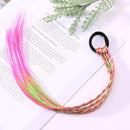 1PCS New Girls Elastic Hair Band Rubber Band Hair Accessories Wig Ponytail Headband Kids Twist Braid Rope Headdress Hair Braider AExp