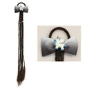 1PCS New Girls Elastic Hair Band Rubber Band Hair Accessories Wig Ponytail Headband Kids Twist Braid Rope Headdress Hair Braider AExp