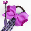 1PCS New Girls Elastic Hair Band Rubber Band Hair Accessories Wig Ponytail Headband Kids Twist Braid Rope Headdress Hair Braider AExp