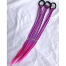 1PCS New Girls Elastic Hair Band Rubber Band Hair Accessories Wig Ponytail Headband Kids Twist Braid Rope Headdress Hair Braider AExp