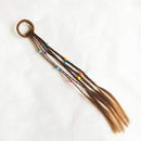 1PCS New Girls Elastic Hair Band Rubber Band Hair Accessories Wig Ponytail Headband Kids Twist Braid Rope Headdress Hair Braider AExp