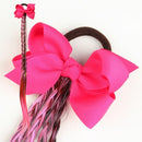 1PCS New Girls Elastic Hair Band Rubber Band Hair Accessories Wig Ponytail Headband Kids Twist Braid Rope Headdress Hair Braider AExp