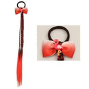 1PCS New Girls Elastic Hair Band Rubber Band Hair Accessories Wig Ponytail Headband Kids Twist Braid Rope Headdress Hair Braider AExp