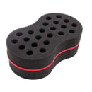 1Pcs Oval Double Sides Magic Twist Hair Brush Sponge Wave Hair Twist Braiders Dreads Twisting Locks Dreadlocks Curl Brush Tool AExp