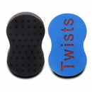 1Pcs Oval Double Sides Magic Twist Hair Brush Sponge Wave Hair Twist Braiders Dreads Twisting Locks Dreadlocks Curl Brush Tool AExp