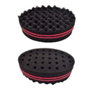 1Pcs Oval Double Sides Magic Twist Hair Brush Sponge Wave Hair Twist Braiders Dreads Twisting Locks Dreadlocks Curl Brush Tool AExp