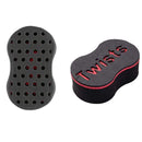 1Pcs Oval Double Sides Magic Twist Hair Brush Sponge Wave Hair Twist Braiders Dreads Twisting Locks Dreadlocks Curl Brush Tool AExp