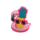1pcs PVC Shoe Croc Charms Accessories Decorations Cool Airplane Daisy Coconut Flamingo Car Jibits For Croc Bracelet Kids Gift AExp