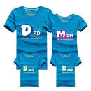 1piece Fashion Family Matching Outfits Tshirt 16 Color Clothes For matching family clothes mother father Baby short Sleeve Shirt-as chart 2-Mom S-JadeMoghul Inc.