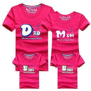 1piece Fashion Family Matching Outfits Tshirt 16 Color Clothes For matching family clothes mother father Baby short Sleeve Shirt-as chart 3-Mom S-JadeMoghul Inc.