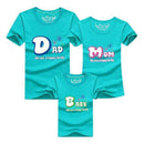 1piece Fashion Family Matching Outfits Tshirt 16 Color Clothes For matching family clothes mother father Baby short Sleeve Shirt-as chart 3-Mom S-JadeMoghul Inc.
