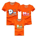 1piece Fashion Family Matching Outfits Tshirt 16 Color Clothes For matching family clothes mother father Baby short Sleeve Shirt-as chart 3-Mom S-JadeMoghul Inc.