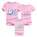1piece Fashion Family Matching Outfits Tshirt 16 Color Clothes For matching family clothes mother father Baby short Sleeve Shirt-as chart 3-Mom S-JadeMoghul Inc.