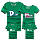 1piece Fashion Family Matching Outfits Tshirt 16 Color Clothes For matching family clothes mother father Baby short Sleeve Shirt-as chart 4-Mom S-JadeMoghul Inc.