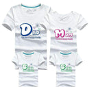 1piece Fashion Family Matching Outfits Tshirt 16 Color Clothes For matching family clothes mother father Baby short Sleeve Shirt-as chart 9-Mom S-JadeMoghul Inc.