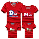 1piece Fashion Family Matching Outfits Tshirt 16 Color Clothes For matching family clothes mother father Baby short Sleeve Shirt-as chart-Mom S-JadeMoghul Inc.