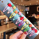 1Set Girls Cute Cartoon Animal Fruit Colorfur Hairpins Children Sweet Hair Clip Barrettes Headband Kids Fashion Hair Accessories AExp