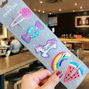 1Set Girls Cute Cartoon Animal Fruit Colorfur Hairpins Children Sweet Hair Clip Barrettes Headband Kids Fashion Hair Accessories AExp