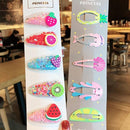 1Set Girls Cute Cartoon Animal Fruit Colorfur Hairpins Children Sweet Hair Clip Barrettes Headband Kids Fashion Hair Accessories AExp