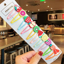 1Set Girls Cute Cartoon Animal Fruit Colorfur Hairpins Children Sweet Hair Clip Barrettes Headband Kids Fashion Hair Accessories AExp