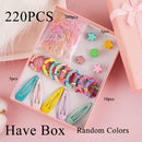 1Set Girls Cute Elastic Hair Bands Hairpins Flower Hair Claws Hair Clip Rubber Band Ponytail Holder Kids Fashion Hair Accessorie AExp