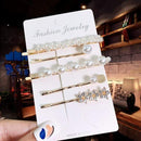 1Set Popular Pearl Hair Clips Fashionable Woman Summer Hair accessories Hairpins BB Clip Styling Tools Barrettes Headwear AExp