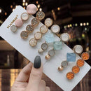 1Set Popular Pearl Hair Clips Fashionable Woman Summer Hair accessories Hairpins BB Clip Styling Tools Barrettes Headwear AExp