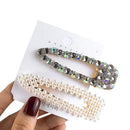 1Set Popular Pearl Hair Clips Fashionable Woman Summer Hair accessories Hairpins BB Clip Styling Tools Barrettes Headwear AExp