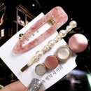 1Set Popular Pearl Hair Clips Fashionable Woman Summer Hair accessories Hairpins BB Clip Styling Tools Barrettes Headwear AExp