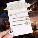 1Set Popular Pearl Hair Clips Fashionable Woman Summer Hair accessories Hairpins BB Clip Styling Tools Barrettes Headwear AExp