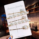 1Set Popular Pearl Hair Clips Fashionable Woman Summer Hair accessories Hairpins BB Clip Styling Tools Barrettes Headwear AExp