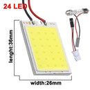 1x C5W C10W LED COB Bulb Festoon 31mm 36mm 69mm 42mm 12V White 5W5 T10 W5W COB LED Light Car License Plate Interior Reading lamp AExp