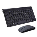 2.4G Keyboard Mouse Combo Set Multimedia Wireless Keyboard and Mouse For Notebook Laptop Mac Desktop PC TV Office Supplies JadeMoghul Inc.