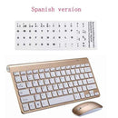2.4G Keyboard Mouse Combo Set Multimedia Wireless Keyboard and Mouse For Notebook Laptop Mac Desktop PC TV Office Supplies JadeMoghul Inc.