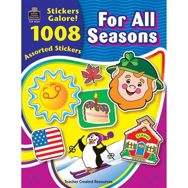 (2 Ea) For All Seasons Sticker Book-Learning Materials-JadeMoghul Inc.
