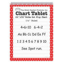 (2 Ea) Polka Dot Chart Tablet Red-Supplies-JadeMoghul Inc.