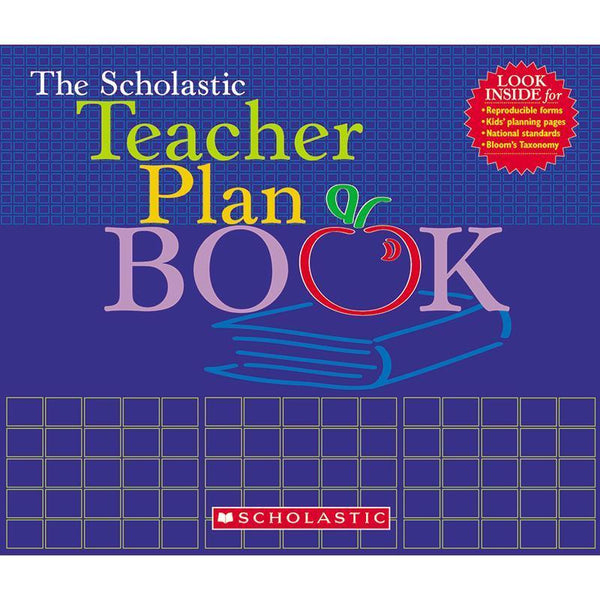 (2 EA) SCHOLASTIC TEACHER PLAN BOOK-Learning Materials-JadeMoghul Inc.